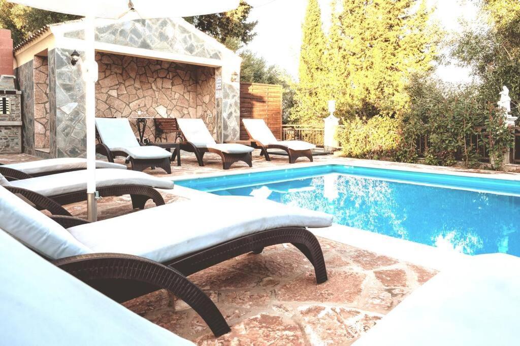 Poli House Family Villa W/ Pool Corfu  Exterior photo